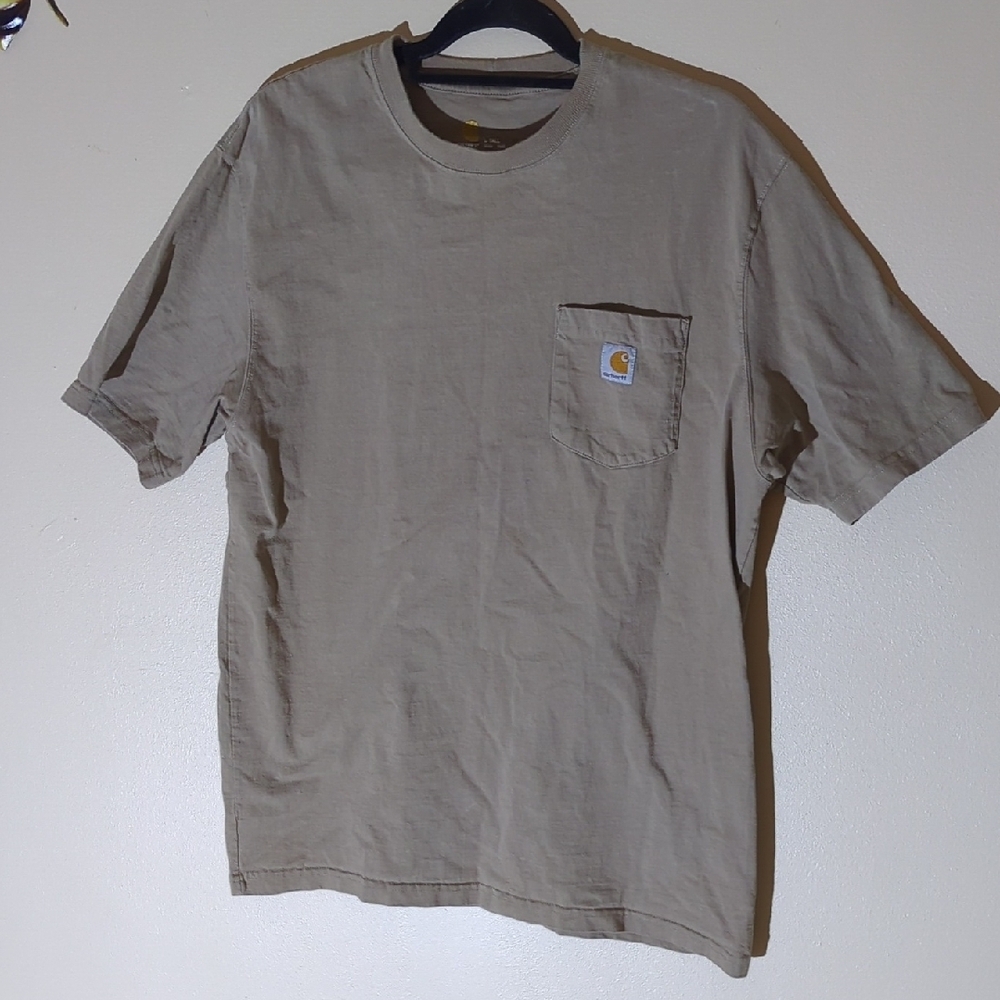 Carhartt Men's Short Sleeve Brown Tee - Picture 4 of 9